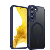 LeYi for Samsung S22 Case: S22 Phone Case [Magnet Fit], Raised Camera Guard Slim Matte Translucent Smooth Soft-Touch Funda para S22