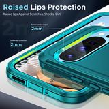 LeYi for Google-Pixel-9 Case with Screen Protector X2, Google Pixel 9 Case 3 in 1 Rugged Shockproof Android Cover Funda Pixel9