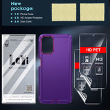 LeYi for Moto-G-Play-4G-2024 Case with Screen Protector X2, Moto G Play 4G 2024 Case 3 in 1 Rugged Shockproof Android Cover Funda para Moto GPlay 4G 2024