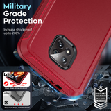 LeYi for Moto-G-Power-2021 Case with Screen Protector X2, Moto G Power 2021 Case 3 in 1 Rugged Shockproof Android Cover Funda para GPower 2021
