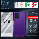 LeYi for Moto-G-Power-2023 Case with Screen Protector X2, Moto G Power 2023 Case 3 in 1 Rugged Shockproof Android Cover Funda para G Power2023
