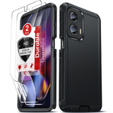 LeYi for Moto-G-Stylus-5G-2024 with Screen Protector X2, Moto G Stylus 5G 2024 Case 3 in 1 Rugged Shockproof Android Cover Funda G Stylus 5G 2024