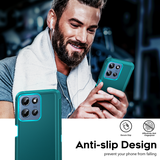LeYi for Moto-G-5G-2025 Case with Screen Protector X1, Moto G 5G 2025 Case 3 in 1 Rugged Shockproof Android Cover Funda para Moto G2025