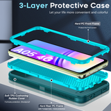LeYi for Samsung-Galaxy-A05-4G Case, Samsung Galaxy A05 4G Case 3 in 1 Rugged Shockproof Android Cover Funda A05 4G