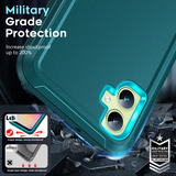 LeYi for Samsung-Galaxy-A05-4G Case, Samsung Galaxy A05 4G Case 3 in 1 Rugged Shockproof Android Cover Funda A05 4G