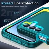 LeYi for Samsung-Galaxy-A15-5G Case with Screen Protector X2, Samsung Galaxy A15 5G Case 3 in 1 Rugged Shockproof Android Cover Funda A15 5G