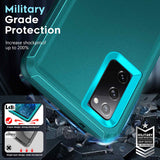LeYi for Samsung-Galaxy-S20-FE Case with Screen Protector X1, Samsung Galaxy S20 FE Case 3 in 1 Rugged Shockproof Android Cover Funda S20FE