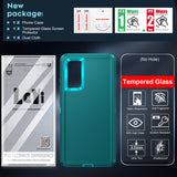 LeYi for Samsung-Galaxy-S20-FE Case with Screen Protector X1, Samsung Galaxy S20 FE Case 3 in 1 Rugged Shockproof Android Cover Funda S20FE