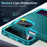 LeYi for Moto-G-5G-2022 Case with Screen Protector X2, Moto G 5G 2022 Case 3 in 1 Rugged Shockproof Android Cover Funda para Moto G2022