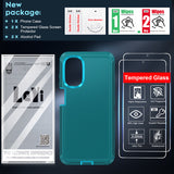 LeYi for Moto-G-5G-2022 Case with Screen Protector X2, Moto G 5G 2022 Case 3 in 1 Rugged Shockproof Android Cover Funda para Moto G2022