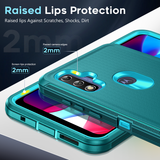 LeYi for Moto-G-Pure Case with Screen Protector X2, Moto G Pure Case 3 in 1 Rugged Shockproof Android Cover Funda para Moto GPure