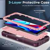 LeYi for Moto-G-Pure Case with Screen Protector X2, Moto G Pure Case 3 in 1 Rugged Shockproof Android Cover Funda para Moto GPure