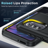 LeYi for Moto-Edge-2022 Case, Moto Edge 2022 Case 3 in 1 Rugged Shockproof Android Cover Funda para Moto Edge2022