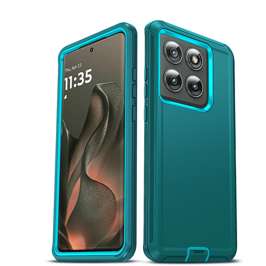 LeYi for Moto Edge-5G-2025 Case, Moto Edge 2025 Case 3 in 1 Rugged Shockproof Android Cover Funda para Edge2025