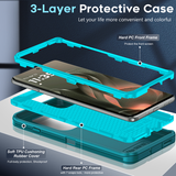 LeYi for Moto Edge-5G-2025 Case, Moto Edge 2025 Case 3 in 1 Rugged Shockproof Android Cover Funda para Edge2025