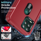 LeYi for Moto-G-Stylus-5G-2021 Case with Screen Protector X2, Moto G Stylus 5G 2021 Case 3 in 1 Rugged Shockproof Android Cover Funda para G Stylus 5G 2021