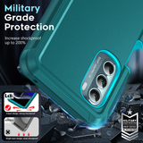 LeYi for Moto-G-Stylus-2022 Case with Screen Protector X2, Moto G Stylus 2022 Case 3 in 1 Rugged Shockproof Android Cover Funda para G Stylus2022