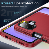 LeYi for Samsung-Galaxy-A07 Case with Screen Protector X1, Samsung Galaxy A07 Case 3 in 1 Rugged Shockproof Android Cover Funda A07