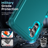 LeYi for Samsung-Galaxy-A14-5G Case with Screen Protector X1, Samsung Galaxy A14 5G Case 3 in 1 Rugged Shockproof Android Cover Funda A14 5G