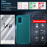 LeYi for SAM-A32-5G Case with Screen Protector X2, SAM A32 5G Case 3 in 1 Rugged Shockproof Android Cover Funda A32 5G