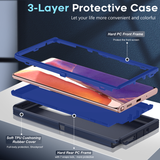 LeYi for Samsung-Galaxy-Note-20 Case, Samsung Galaxy Note 20 Case 3 in 1 Rugged Shockproof Android Cover Funda Note 20