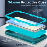 LeYi for Samsung Galaxy S25-FE-5G Case with Screen Protector, Samsung Galaxy S25 FE Case 3 in 1 Rugged Shockproof Android Cover Funda para S25FE