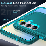 LeYi for Samsung Galaxy S25-FE-5G Case with Screen Protector, Samsung Galaxy S25 FE Case 3 in 1 Rugged Shockproof Android Cover Funda para S25FE