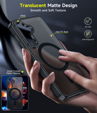 LeYi for Samsung Galaxy S25 with Screen Protector + Camera Cover:[ MagSafe Compatible] Magnetic Military Grade Protective Slim Phone Case for Galaxy s25