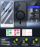 LeYi for Samsung Galaxy S25 with Screen Protector + Camera Cover:[ MagSafe Compatible] Magnetic Military Grade Protective Slim Phone Case for Galaxy s25