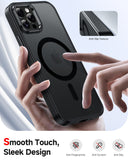 LeYi for iPhone-12 Cases with Screen Protector + Camera Cover:[ MagSafe Compatible] Magnetic Military Grade Protective Slim Phone Case for iPhone 12