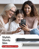 LeYi for iPhone-12 Cases with Screen Protector + Camera Cover:[ MagSafe Compatible] Magnetic Military Grade Protective Slim Phone Case for iPhone 12
