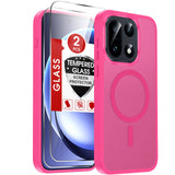LeYi for OnePlus-15 Case: OnePlus 15 Screen Protector [2 Packs] with One Plus 15 Case, [Mag-Safe Fit] Matte Translucent Soft & Full Body Shockproof Funda para One Plus15 Unlocked Accessories