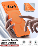 LeYi for Google Pixel-6-Pro Case: Google Pixel 6 Pro Phone Case [Magnet Fit] with [2 Packs] Screen Protector, Raised Camera Guard Slim Matte Translucent Smooth Soft-Touch Funda para Pixel 6 Pro