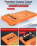 LeYi for Google Pixel-6-Pro Case: Google Pixel 6 Pro Phone Case [Magnet Fit] with [2 Packs] Screen Protector, Raised Camera Guard Slim Matte Translucent Smooth Soft-Touch Funda para Pixel 6 Pro