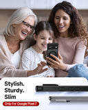 LeYi for Google Pixel-7 Case: Google Pixel 7 Phone Case [Magnet Fit] with [2 Packs] Screen Protector, Raised Camera Guard Slim Matte Translucent Smooth Soft-Touch Funda para Pixel 7