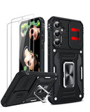 LeYi Compatible for Samsung Galaxy S23 FE Phone Case: Samsung S23 FE Case with Screen Protector 1 PCS, Heavy Duty Protection para S23 FE Case