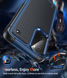 LeYi for Galaxy A03S Phone Case, with Screen Protector for Women, Dual Layer Protective Hard PC Back & Soft Bumper Resilient Shock Absorb Case for Samsung A03S Case