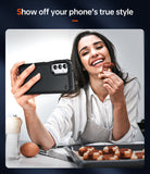 LeYi for Galaxy A14-5G Phone Case, with Screen Protector for Women, Dual Layer Protective Hard PC Back & Soft Bumper Resilient Shock Absorb Case for Samsung A14 Case