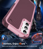 LeYi for Galaxy A14-5G Phone Case, with Screen Protector for Women, Dual Layer Protective Hard PC Back & Soft Bumper Resilient Shock Absorb Case for Samsung A14 Case