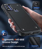 LeYi for Moto G-Play-2023 Case, with Screen Protector for Women, Dual Layer Protective Hard PC Back & Soft Bumper Resilient Shock Absorb Case for Motorola G Play 2023 Case