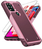 LeYi for Moto G-Stylus-5G-2021 Case, with Screen Protector for Women, Dual Layer Protective Hard PC Back & Soft Bumper Resilient Shock Absorb Case for Motorola G Stylus 5G 2021 Case