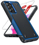 LeYi for Galaxy A53-5G Phone Case, with Screen Protector for Women, Dual Layer Protective Hard PC Back & Soft Bumper Resilient Shock Absorb Case for Samsung A53 Case