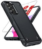 LeYi for Galaxy A53-5G Phone Case, with Screen Protector for Women, Dual Layer Protective Hard PC Back & Soft Bumper Resilient Shock Absorb Case for Samsung A53 Case