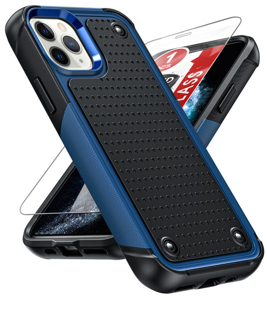 LeYi for iPhone 11 Pro Case with Screen Protector, Dual Layer Protective Hard PC Back & Soft Bumper Resilient Shock Absorb Case Cover for iPhone 11 Pro Phone