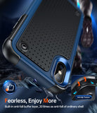 LeYi for iPhone X/XS Case with Screen Protector, Dual Layer Protective Hard PC Back & Soft Bumper Resilient Shock Absorb Case Cover for iPhone X/XS Phone