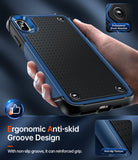 LeYi for iPhone XS Max Case with Screen Protector, Dual Layer Protective Hard PC Back & Soft Bumper Resilient Shock Absorb Case Cover for iPhone XS Max Phone