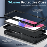 LeYi for Samsung-Galaxy-A53-5G with Screen Protector X1, Samsung Galaxy A53 5G Case 3 in 1 Rugged Shockproof Android Cover Funda SamA53 5G