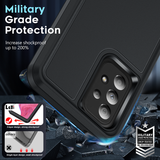 LeYi for Samsung-Galaxy-A53-5G with Screen Protector X1, Samsung Galaxy A53 5G Case 3 in 1 Rugged Shockproof Android Cover Funda SamA53 5G