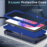 LeYi for Samsung-Galaxy-A53-5G with Screen Protector X1, Samsung Galaxy A53 5G Case 3 in 1 Rugged Shockproof Android Cover Funda SamA53 5G