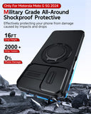 LeYi for Moto G 5G-2024 Case: with Slide Camera Cover and Screen Protector, [Military-Grade] Cellphone Case Cover with Magnetic Ring Kickstand for Moto G 5G 2024